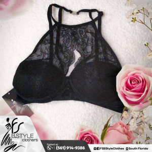 Black Lace Bra Halter Piece Price: U$ 20,00 Size M