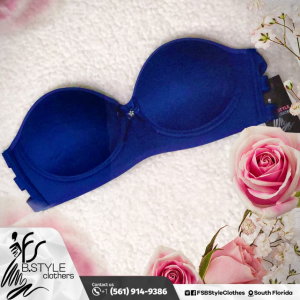 Blue Strapless Bra Piece price: U$ 20,00  Size L