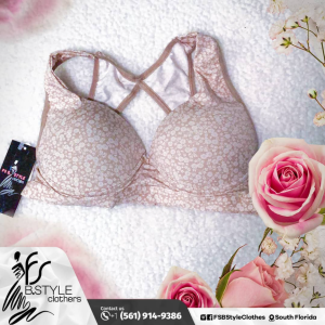 Cream + White Floral Print Bra Piece price: U$ 20,00 Size M