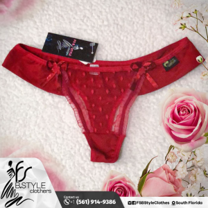 Red Lace Thong Piece price: U$ 8,00 Size L