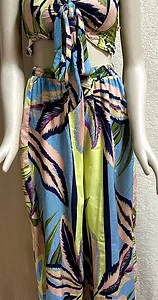 Set Size M Front Tie Knot Tropical Multicolor Size M