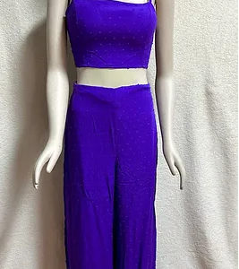 Set Sleeveless Size M Electric Blue