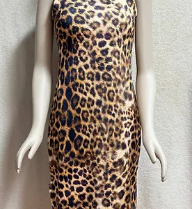 Bodycon Dress Size Único Leopard Print Size: Único